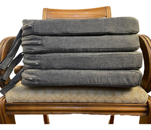 Cojín Rectangular Sublime Gris 40x45 Cm Para Interior Gris Liso