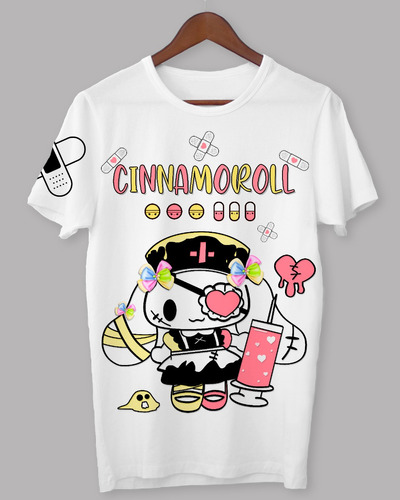 Remera Niños, Cinnamoroll Nurse, Hello Kitty