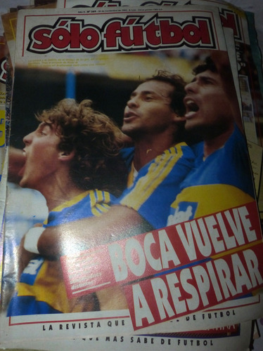 Revista Solo Futbol Boca Vuelve A Respirar 1992