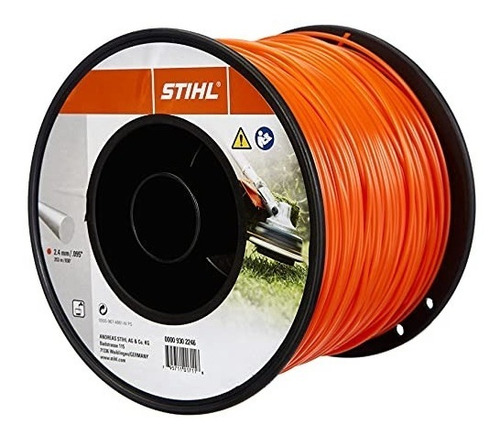 Carrete Hilo Desbrozadora Stihl Redondo 2.4mm 253mt Naranja