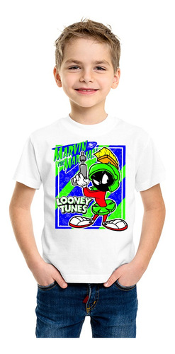 Playera Infantil Marvin El Marciano Looney Tunes Retro 1