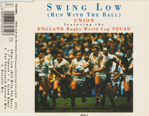 England Rugby World Cup Squad Swing Low Run With The Ball Cd