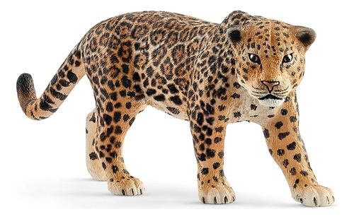 Schleich Figura Jaguar, Color Naranja/negro