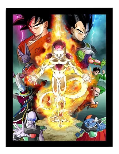 Quadro Decorativo Desenhos Dragon Ball Z - 12 em Promoção na