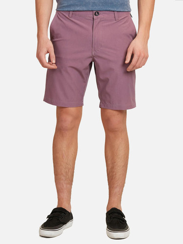 Bermuda Colored Chino Young Juvenil Hombre Burdeo Maui And S