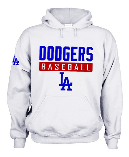 Sudadera Capucha Dodgers De Los Angeles Baseball Mlb Mod. L
