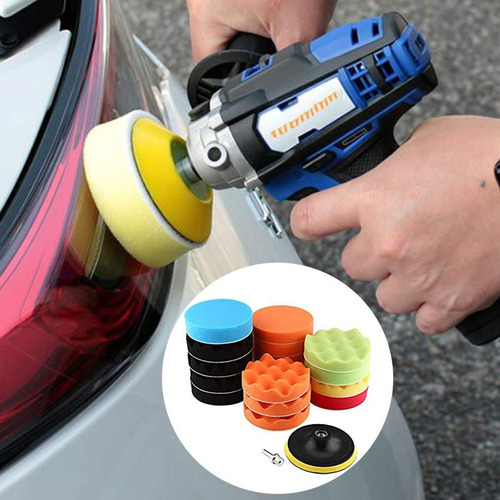 Juego De Almohadillas Para Pulir Y Esponjas Para Automóviles
