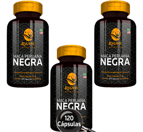 Maca Negra Linea Premium 360 Capsulas