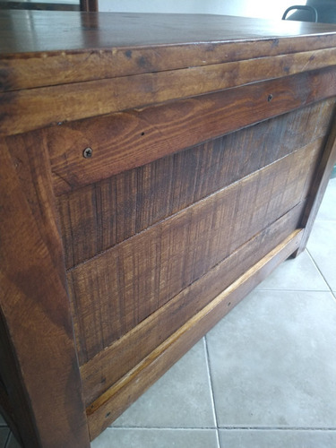 Imagen 7 de 10 de Baúl Rustico De Madera