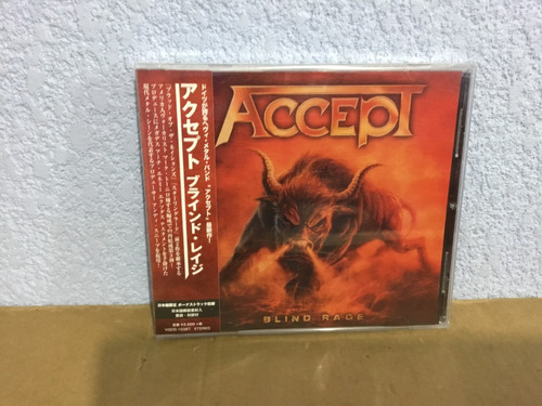 Accept    Blind Rage   ( Edicion Japonesa + 1 Bonus Track )
