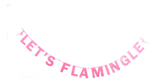 Fornecedor De Festas Let's Flamingle Bunting Banner Da 3m No
