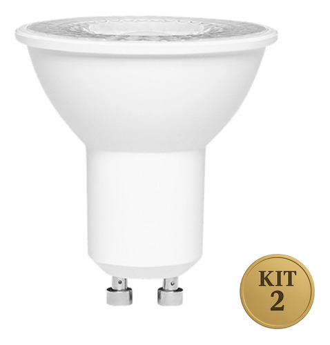 Kit 2 Lâmpadas Dicroica Par16 3000k 6w Stella Sth8535/30