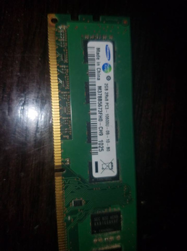 Memoria Ram Samsung 2gb Ddr3