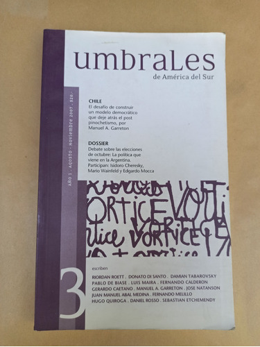 Umbrales De America Del Sur 3 - Año 3 Agosto - Noviembre 07