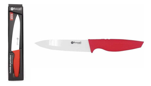 Cuchillo Roswell Porcelana C/ Mango Silicona 24cm.