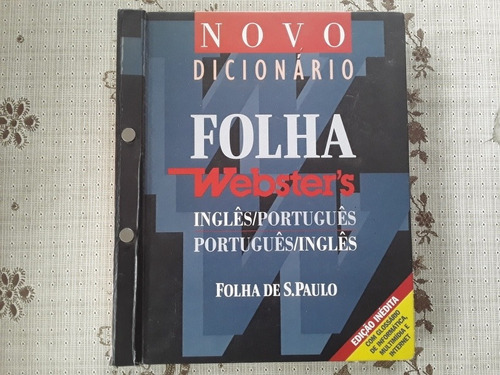 Novo Dicionário Folha Websters Inglês Port. Port. Inglês