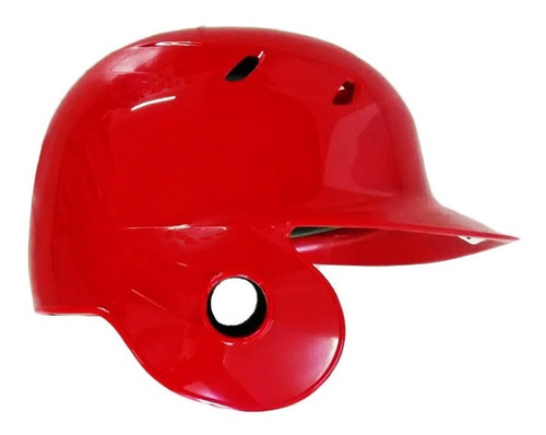 Casco Bateador Zurdo Una Orejera Rojo Talla L Beisbol