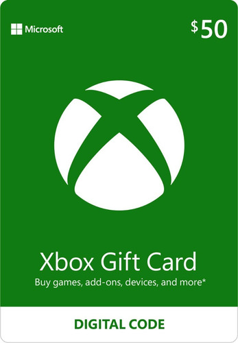 Xbox Live Gift Card $50 Eeuu (código Digital)