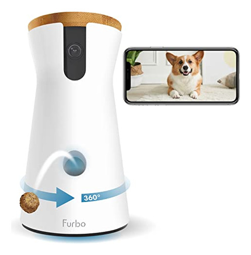 360° Dog Camera: [new 2022] Rotating 360° View Wide-a...