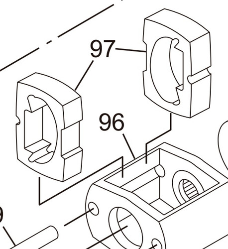 Refacción Ca155055 Para Llave Neumática Cp749 Dog Clutch