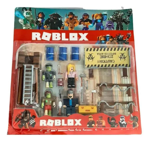 Roblox Conjunto De 4 Bonecas E 17 Acessórios