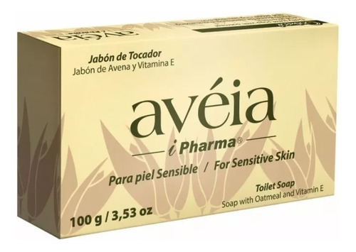 Avéia I Pharma Jabón Avena Vitamina E Acné Piel Mix 100 Gr