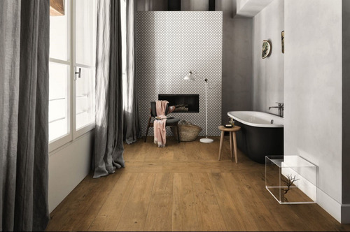 Imagen 2 de 2 de Porcelanato Marazzi Treverkdear Natural 25x150 Recti X Metro
