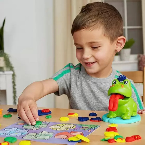 Play Doh Sapo Massinha Frog Um Dia Na Lagoa Hasbro Original