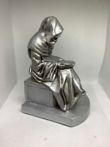 Imagen 5 de 8 de Escultura - Monje Lector - Apoya Libros - Soporte Libros -