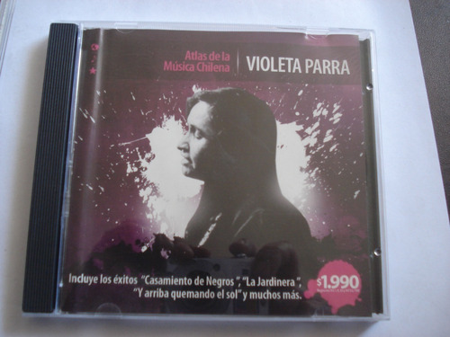 Cd Violeta Parra Atlas De La Musica Chilena