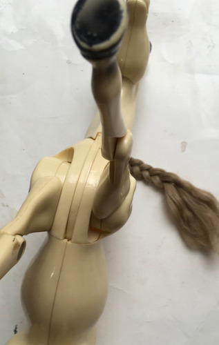 Caballo Para Muñeca Barbie Vintage Articulado (Usado)
