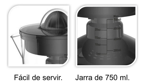 Exprimidor De Jugos CĂtricos T-fal Acero Inoxidable 2 Conos
