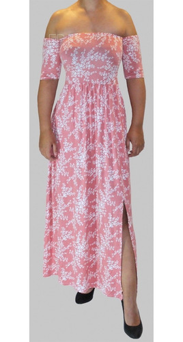 Vestido Strapless Largo Con Abertura Bandeja Escotado Flores | MercadoLibre Vestido Strapless Largo Con Abertura Bandeja Escotado Flores | MercadoLibre