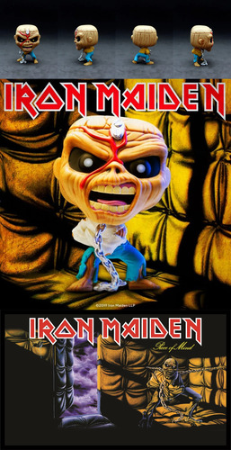 Funko Pop! Rocks Kit 4x Skeleton Eddie Iron Maiden 1st Wave