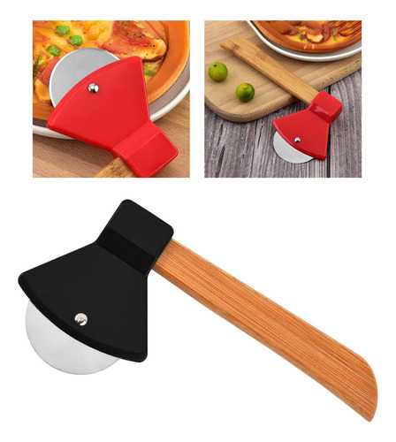 New,. 2 De Pizza Con Rueda De Pizza De Acero Inoxidable