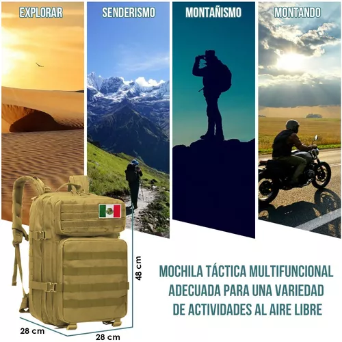Mochila Táctica Militares Multifuncional De 45l Y Accesorios