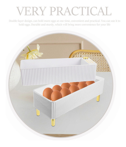 Refrigerador Con Caja De Almacenamiento De Huevos High Foot