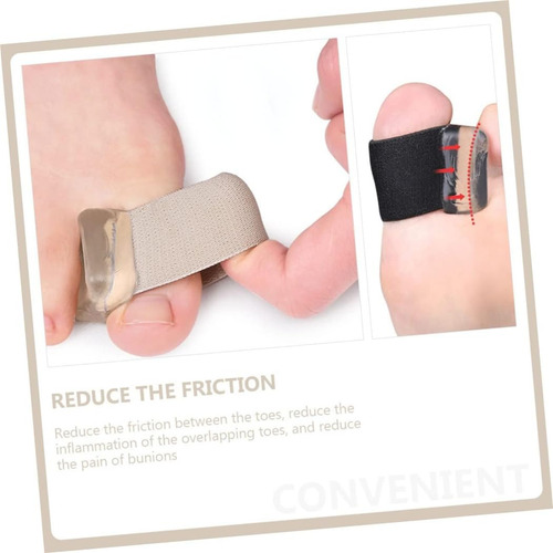 Corrector De Juanetes Suave, 2 Pares Transpirables