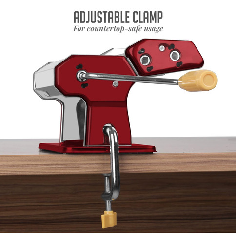 Ovente Vintage Fabricante Pasta Acero Inoxidable 150mm