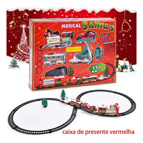 Tren De Juguete Eléctrico Navidad Para Niños,juego Educativo