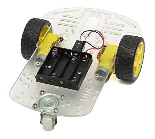 Kit De Chasis De Automovil Inteligente Robotizado 2wd Diy P