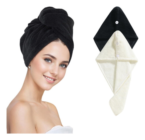 , Toalla De Pelo De Microfibra Para Cabello Rizado, Largo