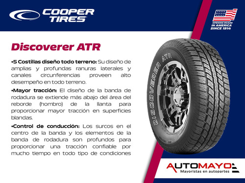 Llanta Discoverer Atr Cooper 205/75r15 97s Sl