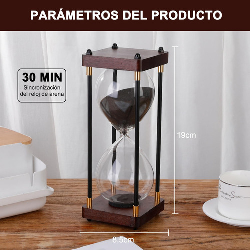 Reloj De Arena De 30 Minutos, Temporizador Visual Para