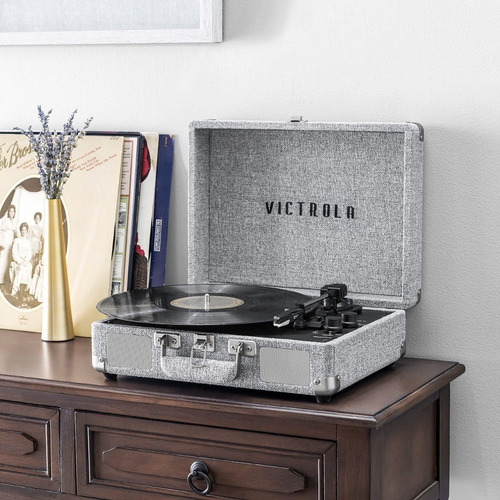 Tocadiscos Tornamesa Portátil Bluetooth Victrola Journeyplus
