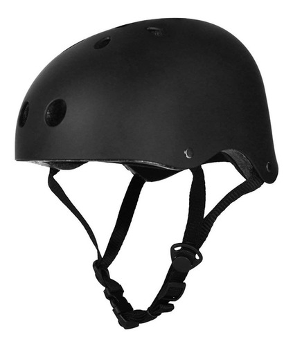 Casco De Niños Para Bmx Scooter Y Skateboard Negro