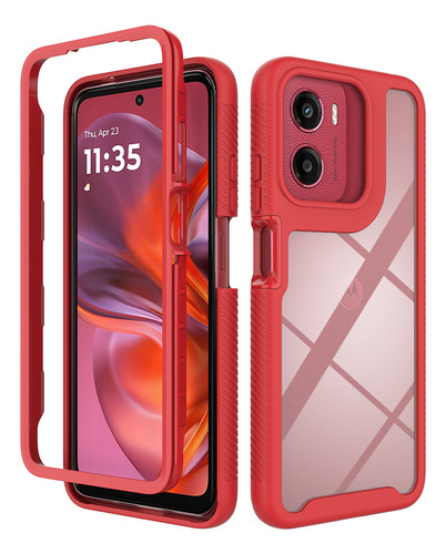 Funda Resistente A Prueba De Golpes Para Motorola Moto G05 E15 G35 G55 E14 G04 G04s G14 G24 G54 G84 Cubierta Trasera De