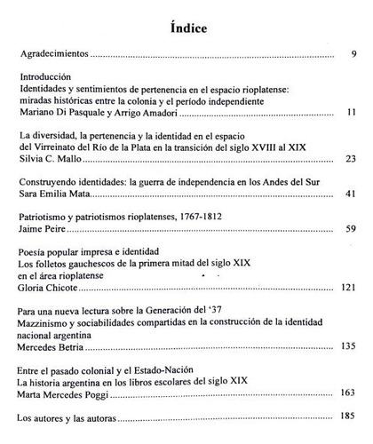 Construcciones Identitarias Amadori Di Pasquale Prohistoria
