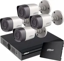Comprar Kit Seguridad Dahua Cctv Dvr 8ch + 4 Camara 2mp 1080p+disco