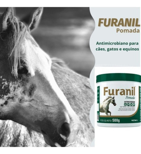 Furanil Pomada 500g P/ Equinos Cavalos Vetnil